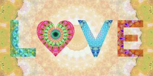 Mandala Love - Mandalas & Hearts Crystal Canvas Designs