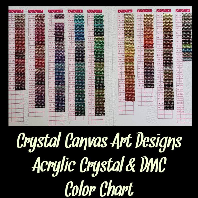 Crystal Canvas Crystal Drill Color Directory Round Only