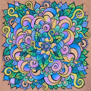 Earth Mandala - Mandalas & Hearts Crystal Canvas Design