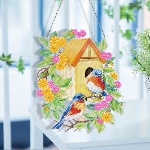 Yellow Daisy Birdhouse Wall Hangings Archives - Crystal Canvas Art