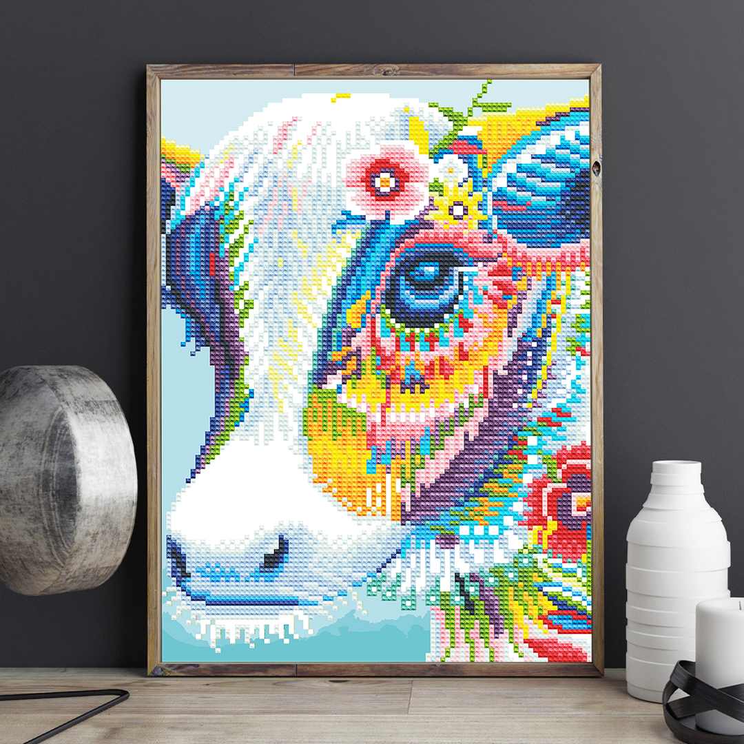 Pretty Cow Crystal HYBRID Paint by Numbers & Diamond Paint
