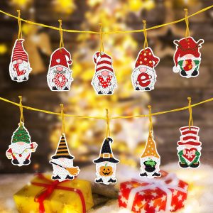 Gnome Fun Variety Christmas Gift Tags